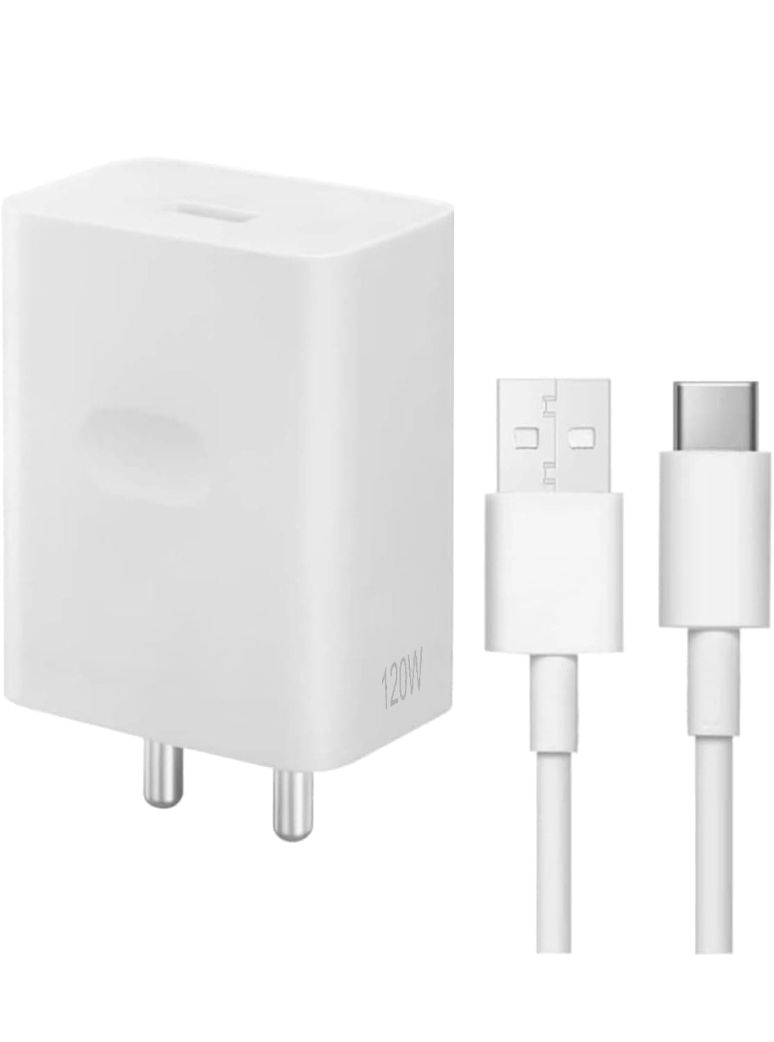 120W SuperDart Fast Charger for Realme Smartphones | Adapter with Type-C Cable | Ultra-Fast Charging for Realme GT, GT Neo, GT Master & More
