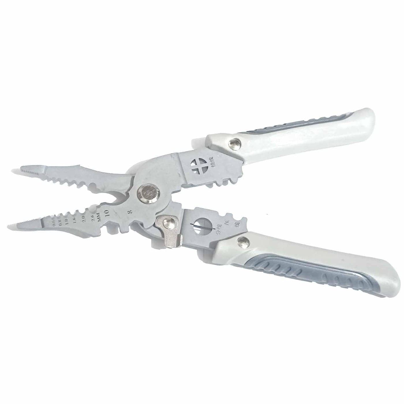 UPTODATETOOLS Multipurpose Wire Stripper for Electrical Cable Cutting Crimper Cable Cutter Pliers Professional Electrical Wire Stripping Tool