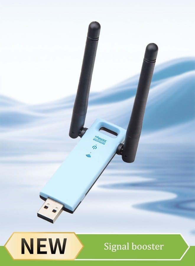 300Mbps Range Extender Repeater, Mini Compact Internet Booster for Home, Wireless Signal Repeater, Signal Enhancer
