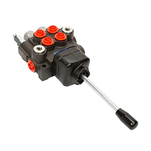 INPANOLS Hydraulic Control Valve with Joystick, 2 Spool 11GPM Hydraulic Directional Valve for Log Splitters, Tractors Loaders
