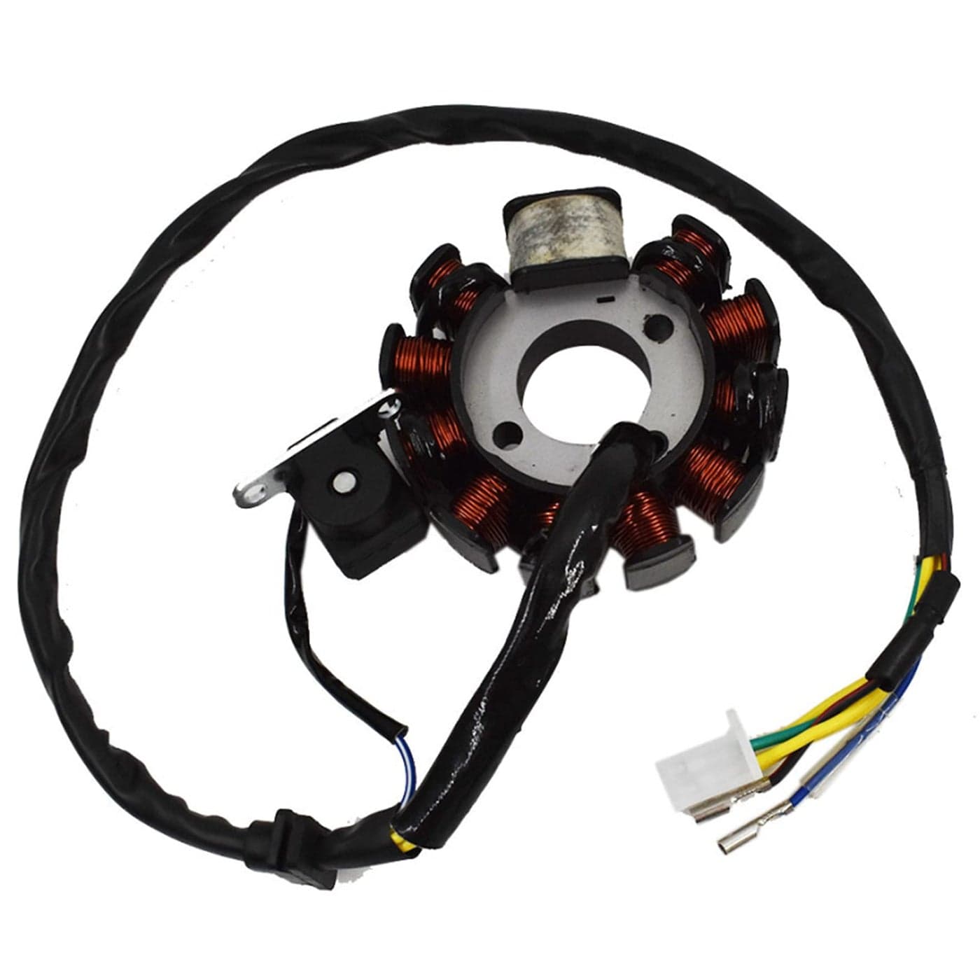waltyotur 11 PoleCoils Magneto Stator AC 6 Pole Coil Replacement for GY6 150cc 125cc Engine Chinese Moped Scooter ATV Quad 4 Wheeler Go