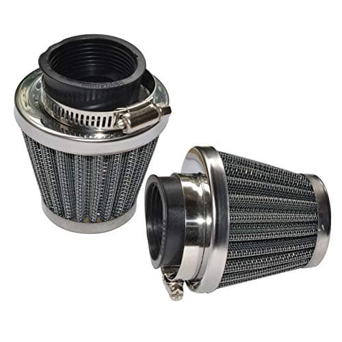 Baitaihem Pack of 2 Motorcycle POD Air Filter Dirt Pocket Bike ATV Pit Bike 35 38 39 40 42 46 48 50 52 54mm (42mm)