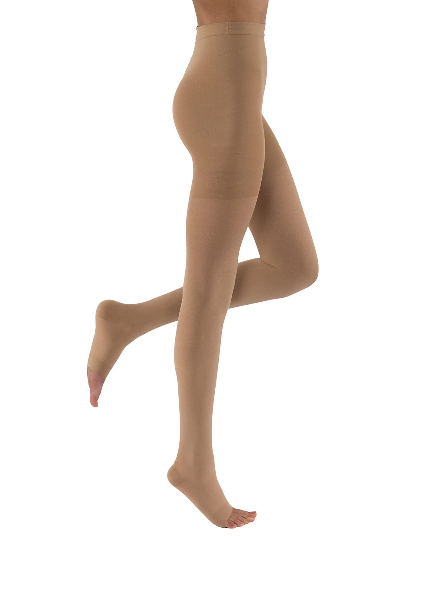 Jobst Relief 2030 Closed Toe Beige Compression Pantyhose Small