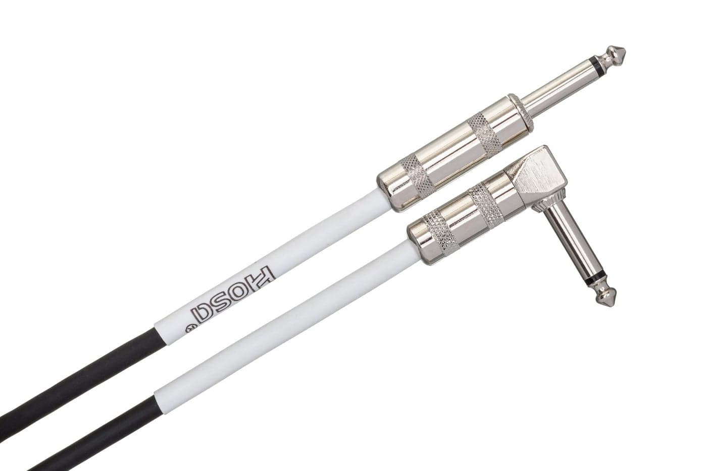 Hosa GTR-215R Guitar Cable, Hosa Straight to Right-angle, 15 Feet