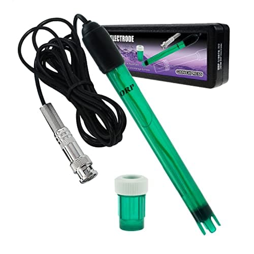 ORP Redox Electrode, BNC Type Connector Replacement Probe for Tester Meter Monitor Controller Oxidation Reduction Potential Check, 14cm Long 1.2cm Diameter 300cm Extra Long Cable