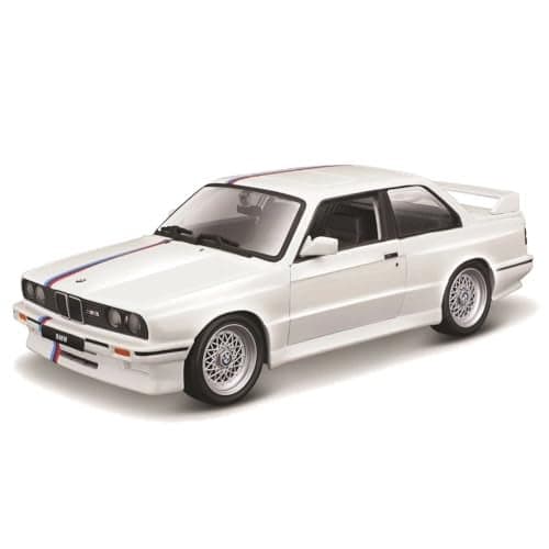 Bburago E30 May Cheong Group 124 BMW M3 1988 White Car for Children from 3 Years 21100W L