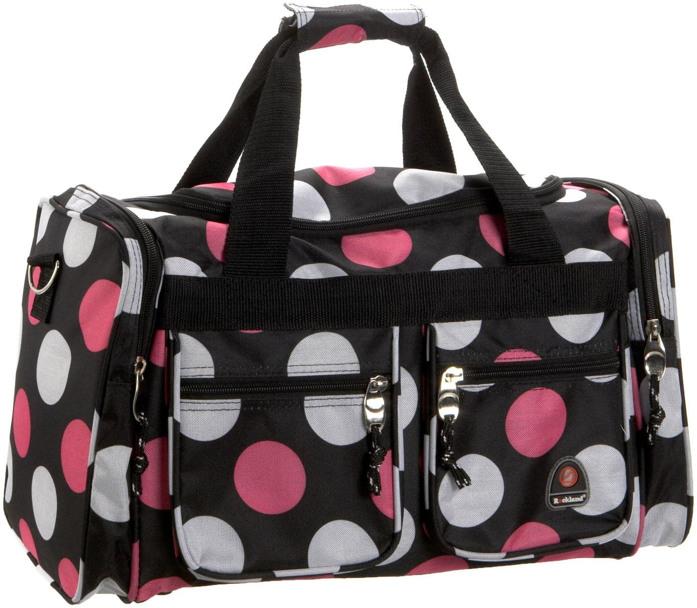 Rockland Bag, Multi/Pink Dot, 19" Duffel