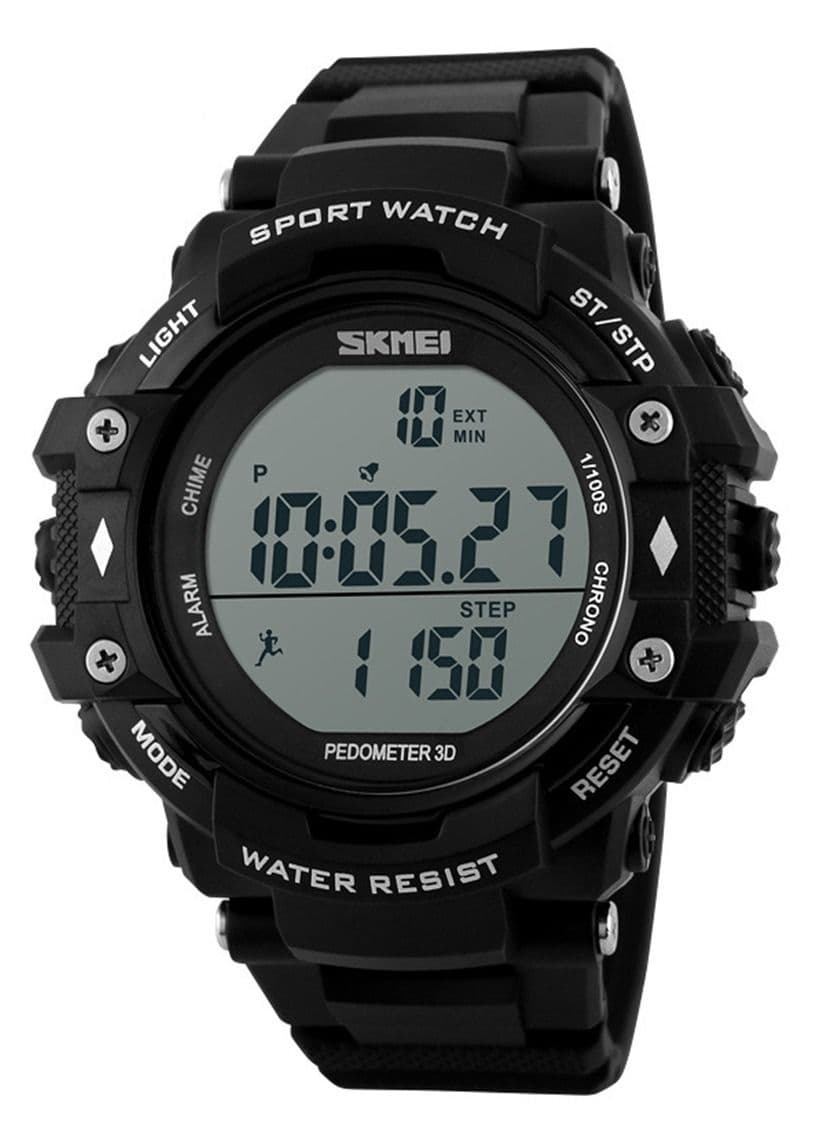 Fashionable Men's Outdoor Sports Electronic Watch Leisure Waterproof Multi-Function Step Watch