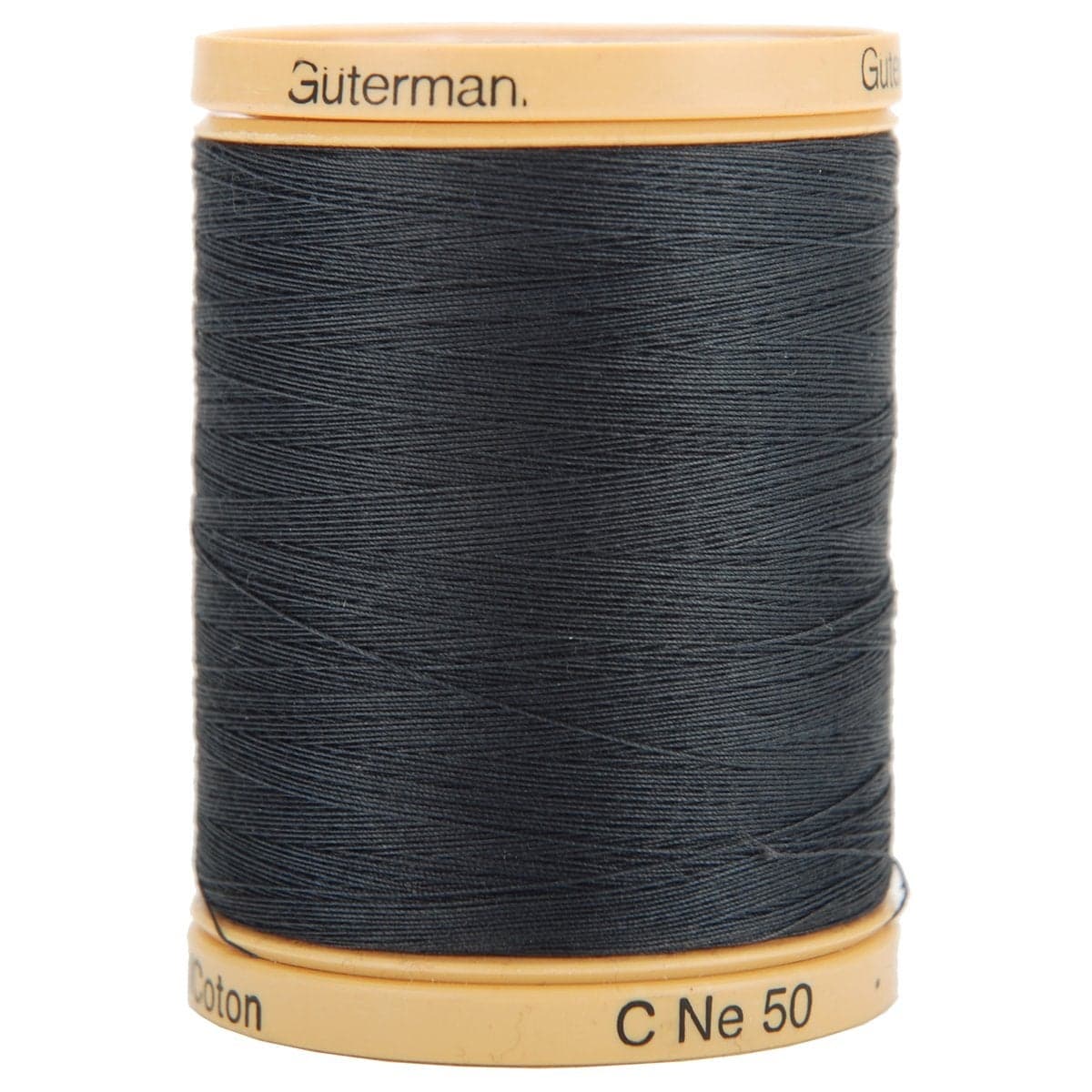 Gutermann Natural Cotton Thread Solids 876yd Iron Grey