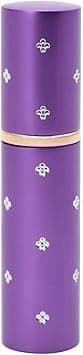Perfume Atomiser Bottle 10ml Aluminium Refillable Perfume Bottle Portable Empty Pump Lotion Perfume Atomizer Purple