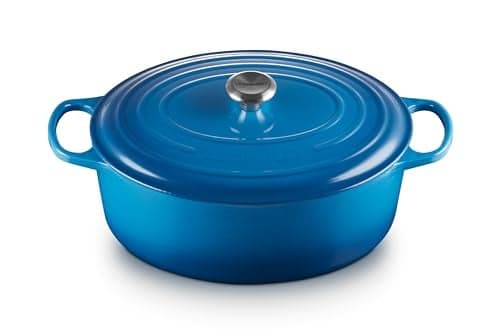 Le Creuset Enameled Cast Iron Signature Oval Dutch Oven, 9.5 qt., Marseille