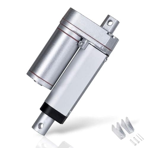 ECO-WORTHY Heavy Duty 12V 330lbs/1500N 2 Inch Stroke Linear Actuator Duarable Motor with Mounting Brackets (12V DC 2'') IP54 Waterproof Linear Motion Actuator Multi-Functions