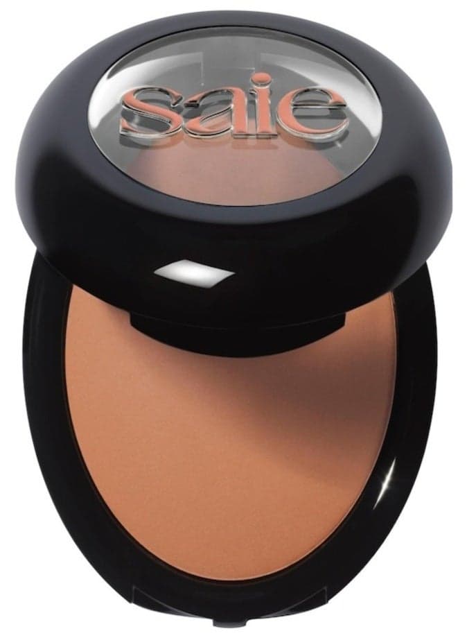 SAIE SuperSuede™ Radiant Talc-Free Baked Powder Bronzer Amalfi 8g – Natural Sun-Kissed Glow Bronzing Powder