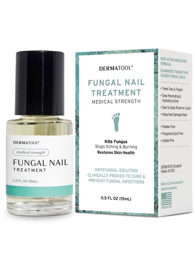 Toenail Fungus Treatment Extra Strength Antifungal Solution and Nail Fungus Treatment for Toenail - Repairs Fungal Damaged, Yellow, Thick, Discolored Nails - Fingernails and Toe Nail Fungus Treatments