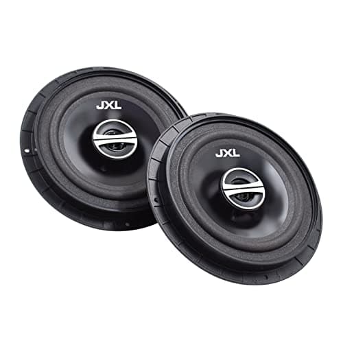 JXL 1690 R Three Way 6.5 Inches Coaxial High Bass Speaker for Car with Imported Rubber Foam Edge Cone 700W MAX Power with Ring/Water Resistant(Black)