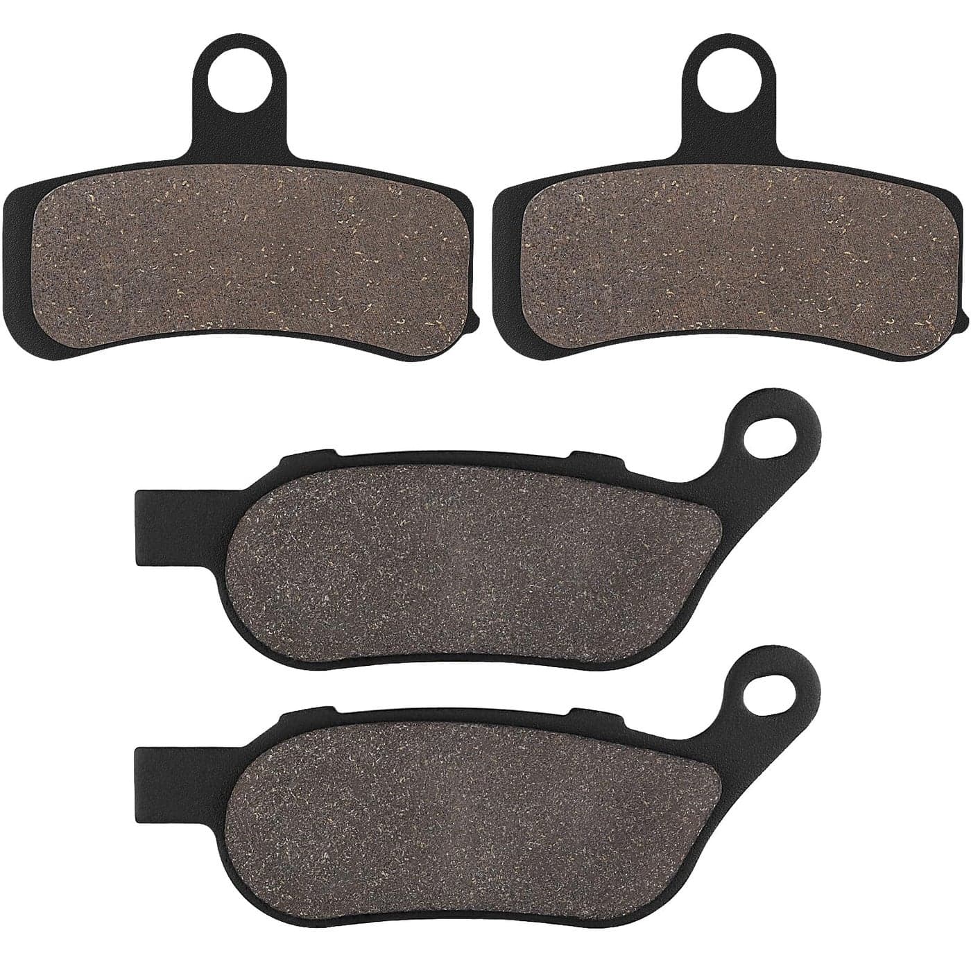 Yerbay Motorcycle Front and Rear Brake Pads Compatible for Harley Davidson FXDWG Dyna Wide GlideFXDL Low RiderFXDB Street Bob 20082017