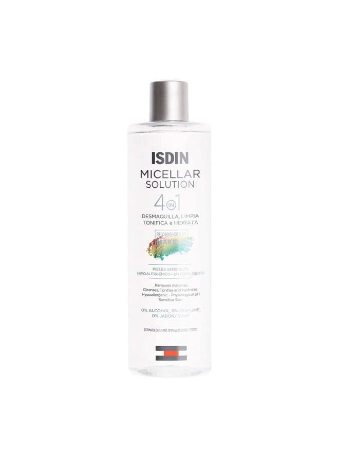 Micellar 4-in-1 Facial Cleansing Water Solution - Hydrating and Cleansing Toner and Makeup Remover for Sensitive Skin, 13.5 FL OZ