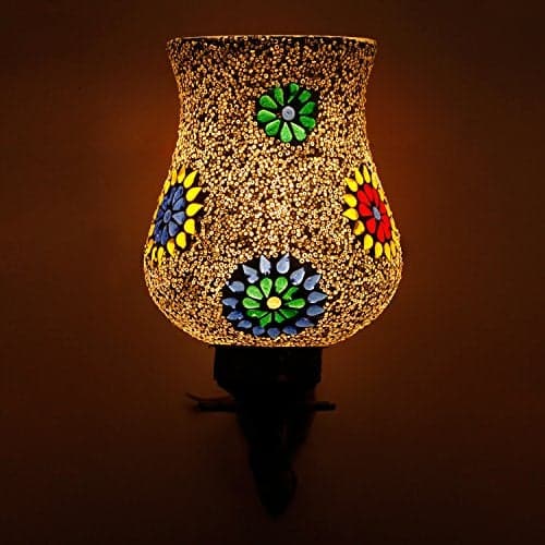 earthenmetal Bell Shaped White Colour Wall Lamp