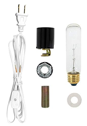 Creative Hobbies ML1B6 Large Christmas Tree Wiring Kit 40 watt Bulb Standard Edison Base Great for Lighting Large Size Objects