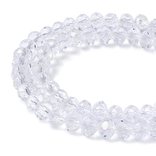 Coiris 48pcs 18mm Glass Beads Beads for Jewelry Making Crystal Glass Beads for Suncatchers Clear Bulk Beads for Bracelets CraftsGB100718MM