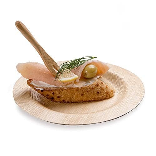 Restaurantware 3.5 Inch Mini Food Picks 100 Bamboo Forks - With Two Prongs Sustainable Mini Cocktail Forks Disposable For Fruits Appetizers Cocktails And Pastries