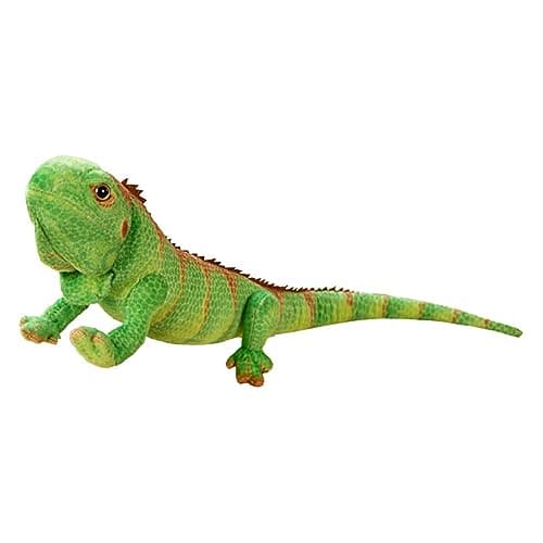 Xshelley Realistic Green Lizard Stuffed Animal Toys Chameleon Dolls Reptile Soft Toys Maned Lizards Wildlife Gifts for Kids 265 inches