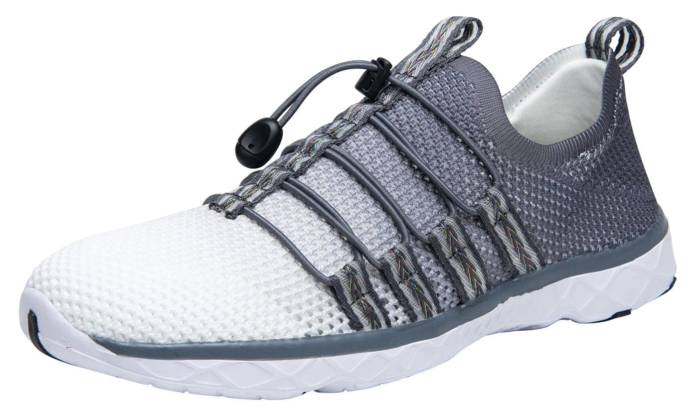 DLGJPA Women's Quick Drying Water Shoes Gradient Color for Beach or Water Sports Lightweight Slip On Walking Shoes