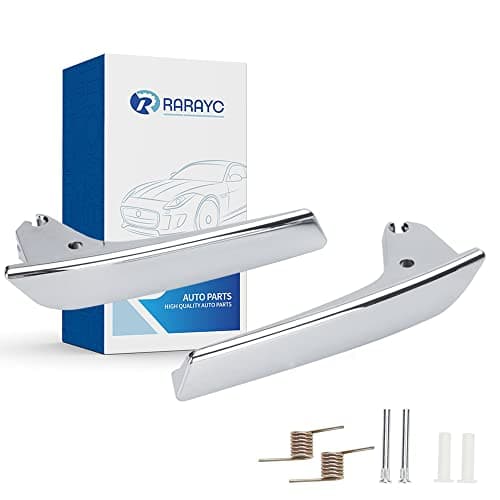 RARAYC Interior Door Handles Pair Driver & Passenger Side Fits for 2007-2014 Chevy Silverado Tahoe Avalanche Cadillac Escalade GMC Yukon 81195 15935954