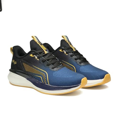 ASIAN Quantum-06 Men s Sports Running Shoes | Lightweight, Stylish & Sporty Sneakers for Gym, Walking, Training & Daily Use(NAVYMUSTAR)-UK 10