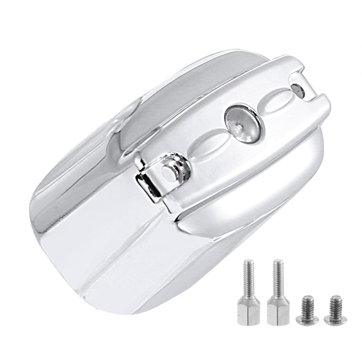 Chrome Aluminum Rear Brake Master Cylinder Cover For Harley 20002017 Softail