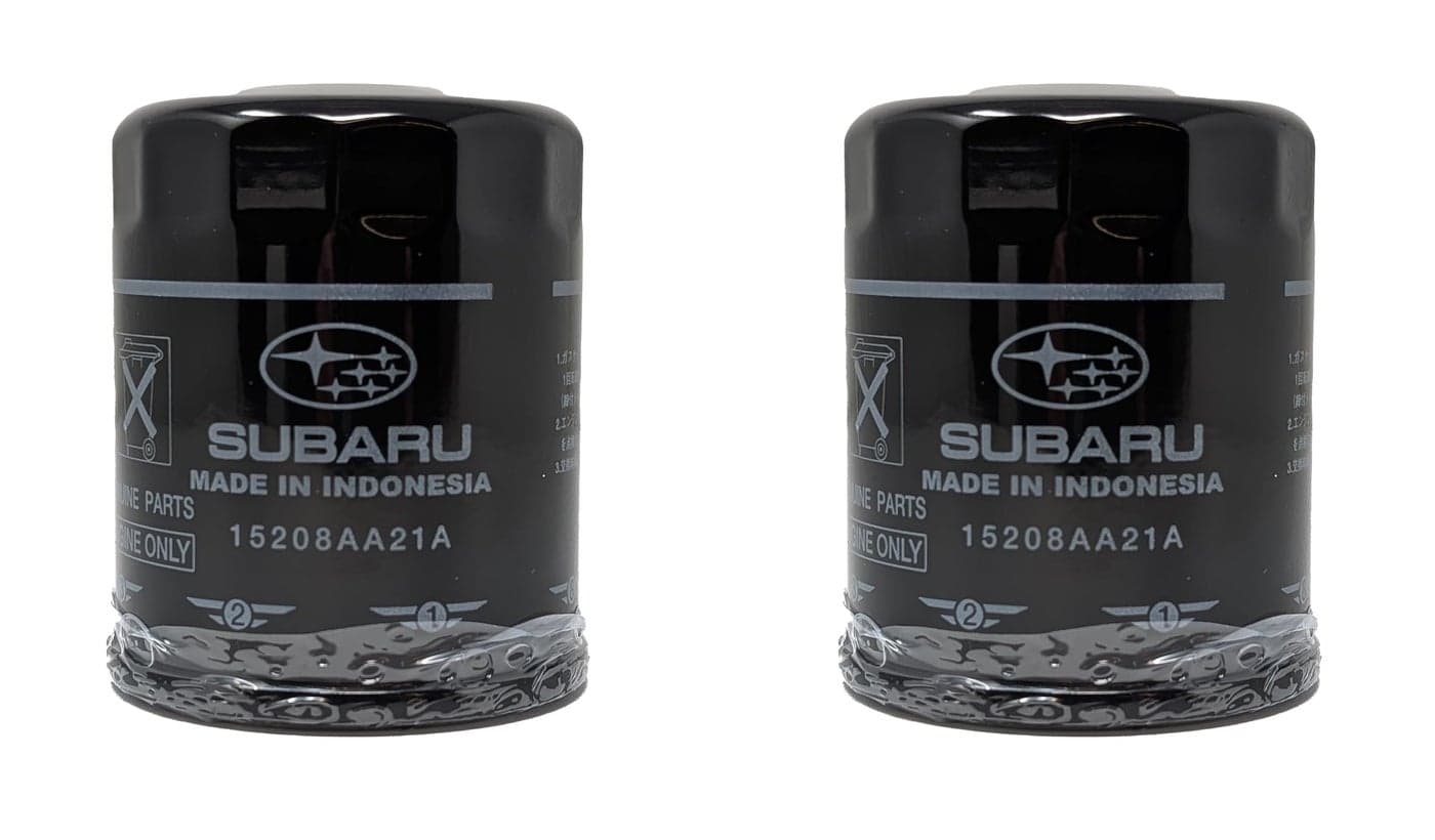 Subaru Engine Oil Filter & Crush Washer Kit (1, 2, 3, 6, 12 pks available) Outback Legacy Impreza Forester XV Crosstrek Ascent 15208AA21A 803916010 (2 Pack)