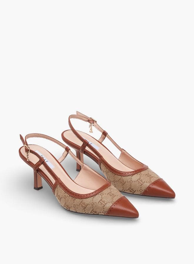 Women Textured Stiletto Heel Shoes — 39