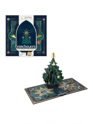 Harry Potter Hogwarts 24 Day Pop Up Christmas Tree Book Advent Calendar Officially Licensed Gifts Seasonal Decor For Kids Bedroom Paladone