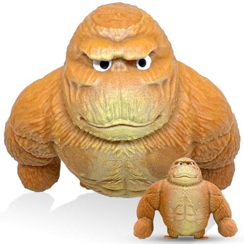 Squishy Monkey Stretchy Sand Filled Gorilla Toy Animal Squeeze Toys for Anti-Anxiety and Stress Relief, Squishy Toys for Adults and Kids, Ideal Gift for Easter, Birthday