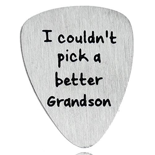 Grandson Gifts Musical Gift For Grandson I Couldn't Pick A Better Grandson Guitar Picks