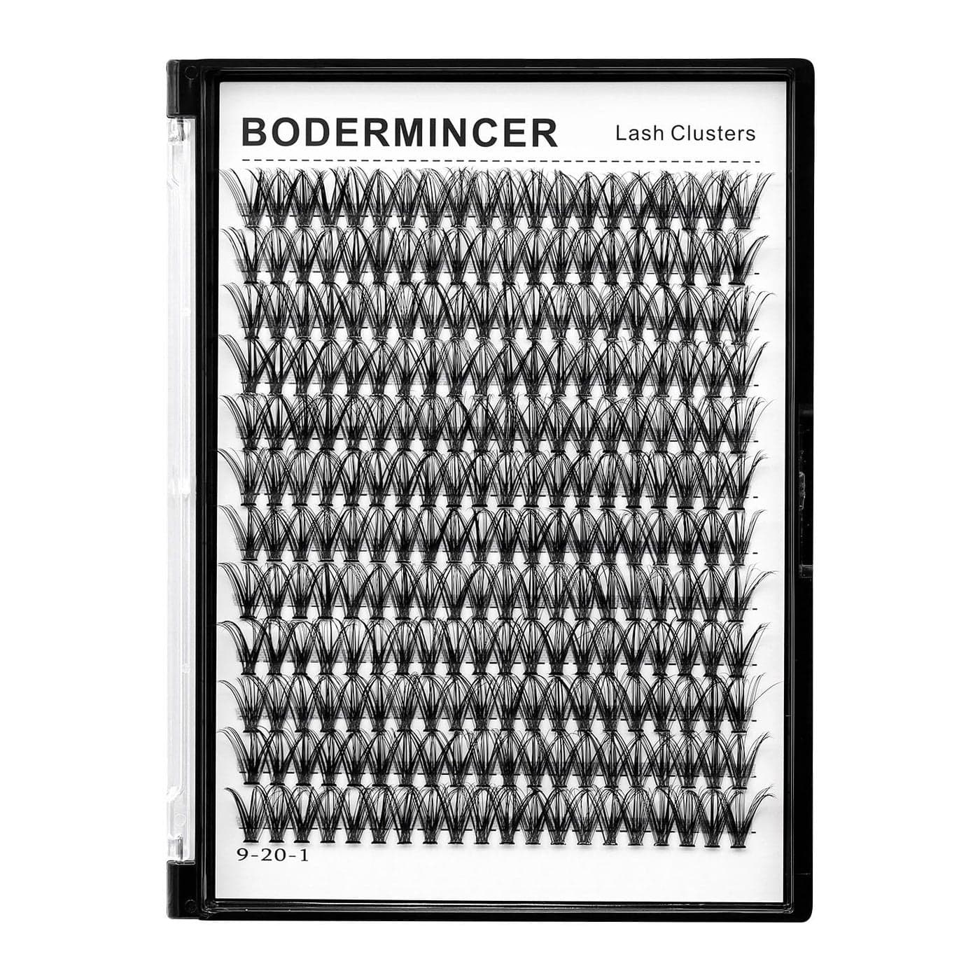 Bodermincer 7D10D20D30D40D50D60D80D100D Lash Cluster 240pcs D Curl Individual Cluster Eyelashes Fluffy false Eyelashes Extension Lash Cluster DIY at Home 20D10mm