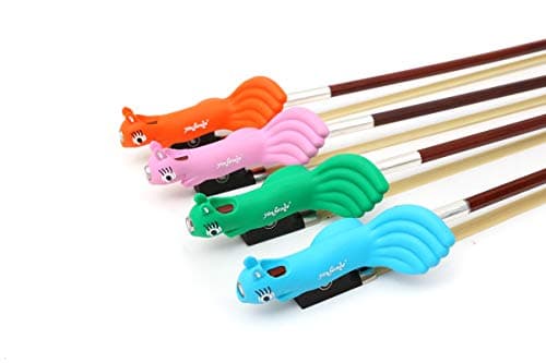 Yinfente Violin Bow Holder - Correct Bow Position - Universal Fit - Soft Rubber - Protects Fingerboard