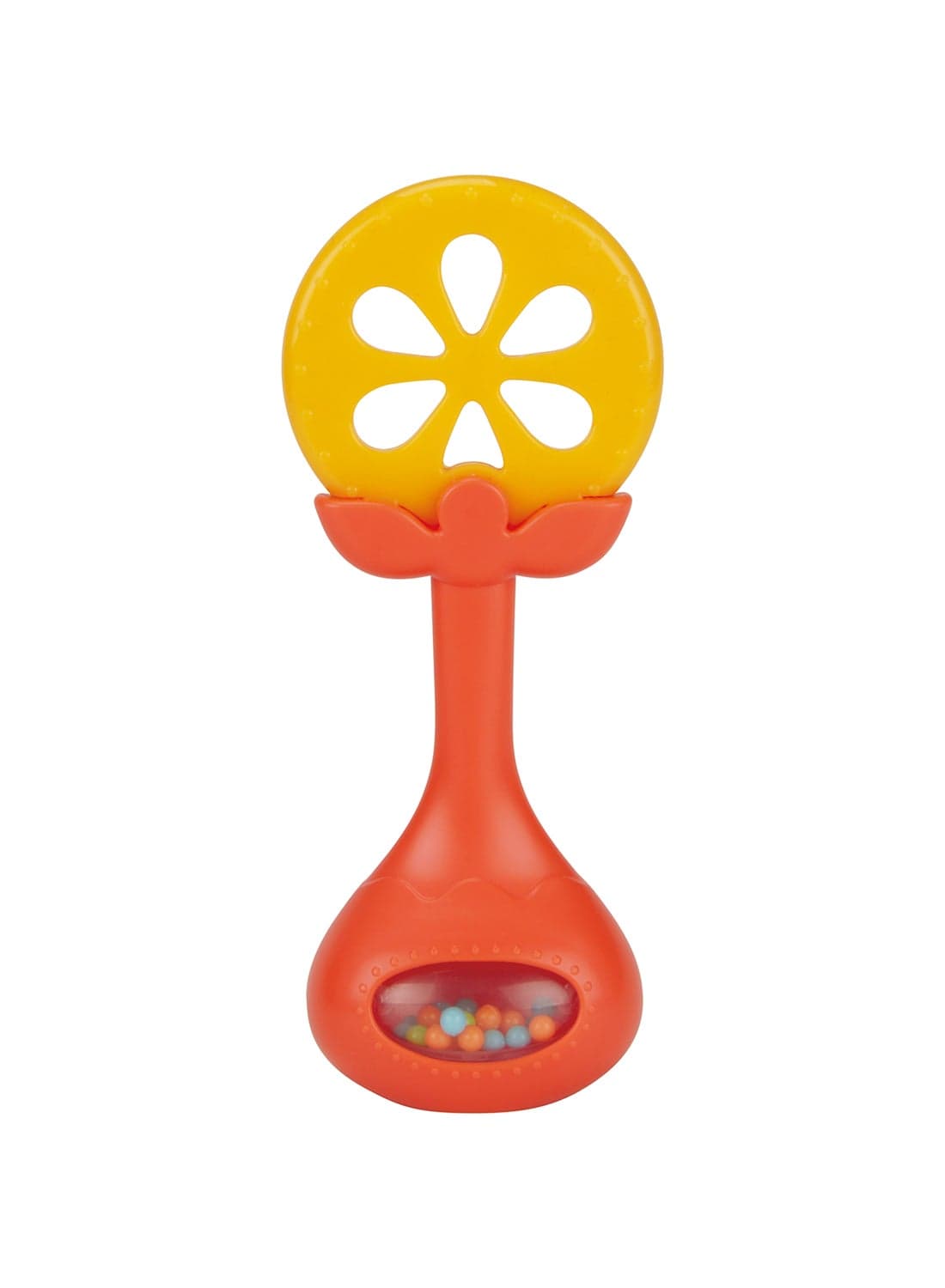 Newborn Toys Fruit Rattle ‘n Rock,2-in-1 Maracas Soft Musical Instruments for Developmental Play Babies Ages 3+ Months, Can be Chewed