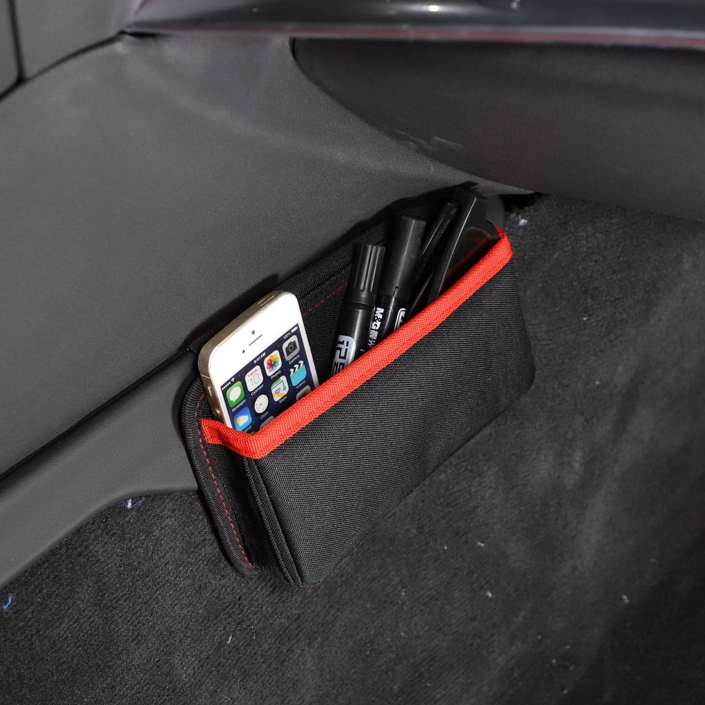 TOYCIDFG Center Console Organizer Storage Box Cell Phone Pocket for Chevrolet Corvette C8 Coupe Stingray Z06 20202025 Sunglasses Holder Key Card Coin Case