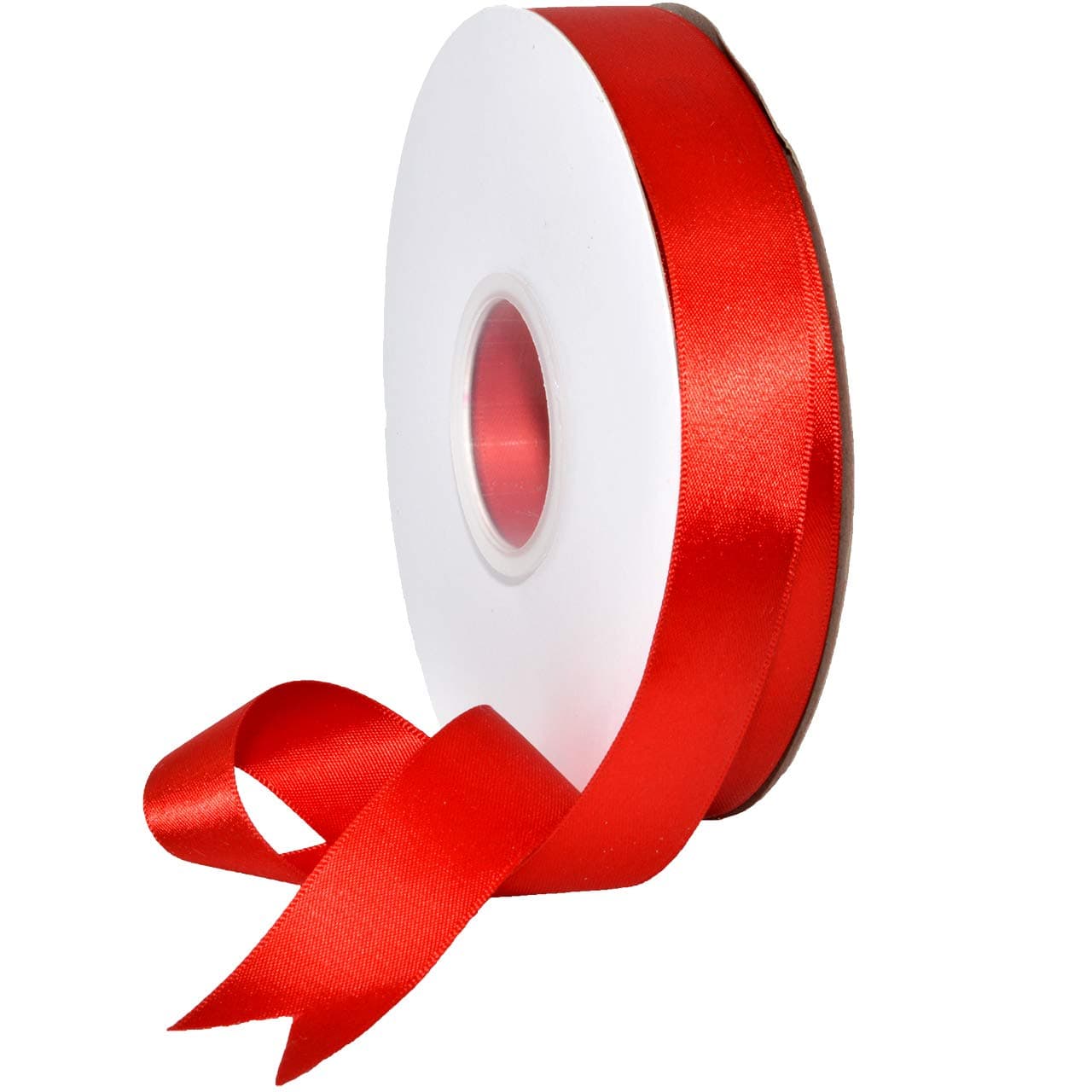 Morex Ribbon Double Face Satin Ribbon 78 X 50 YD Red Ribbon for Gift Wrapping Birthday Gift Cards Satin Dress for Women Silk Ribbons for Crafts Wedding Gifts for Couple