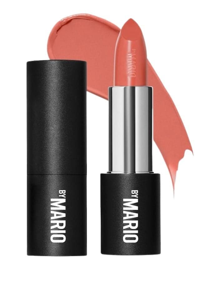 MAKEUP BY MARIO SuperSatin® Lipstick 3.5g – Shade Soho - Soft Coral, Comfortable Wear, High-Pigment, Satin Finish Lipstick