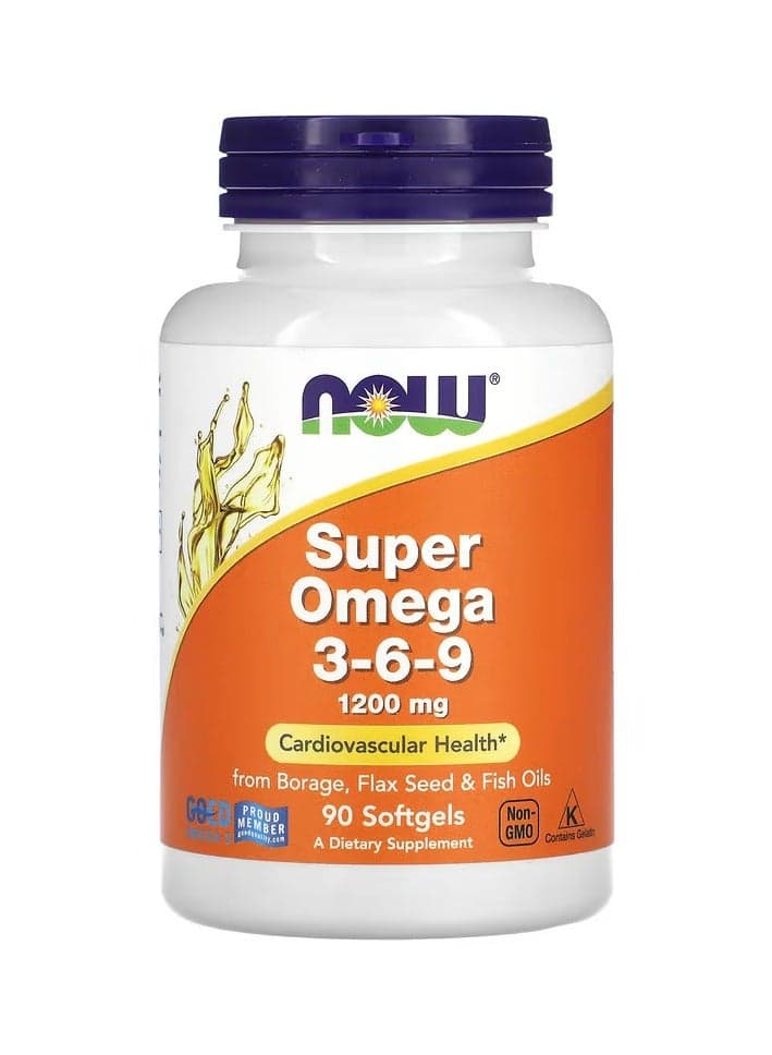 Super Omega 3-6-9, 1,200 mg, 90 Softgels