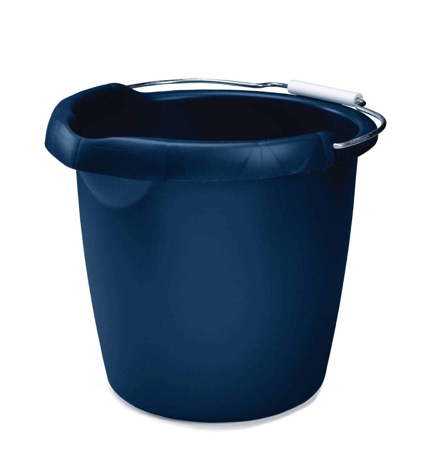 Rubbermaid Commercial Products 15QT Round Bucket Blue ComfortableDurable Pour Handle Sturdy Pail Bucket for Household CleaningMopping