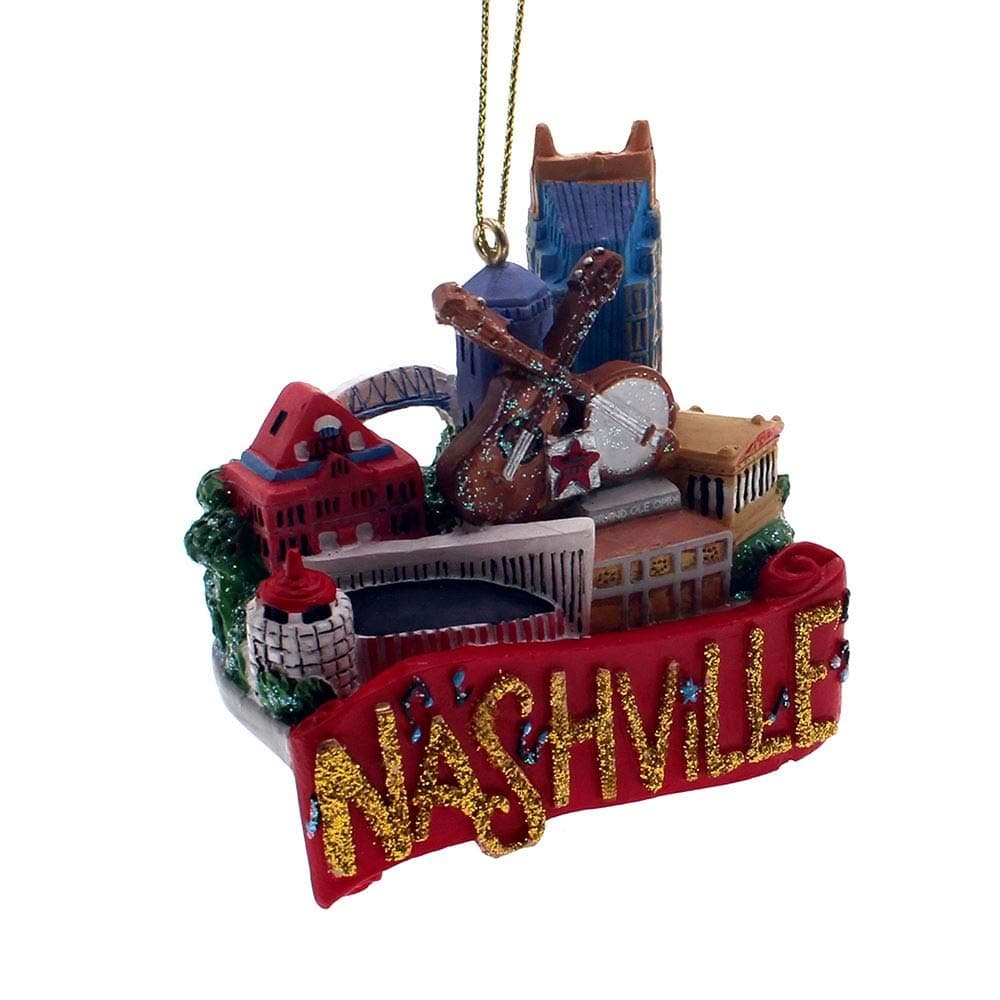 Kurt Adler A2018 Nashville Hanging Ornament 2inch High Resin