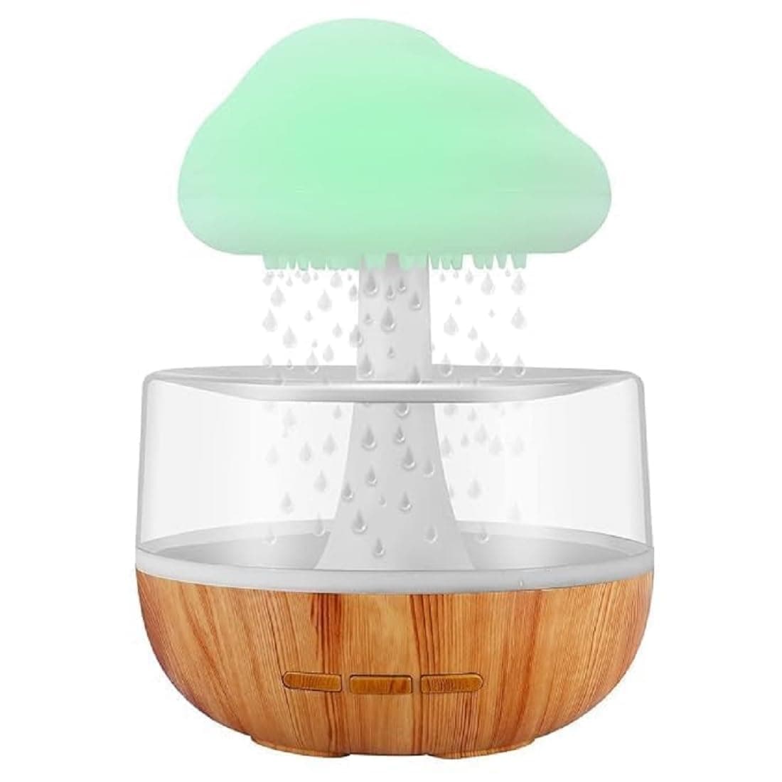 ZILLTOYIN Cloud Rain Air Humidifier Mushroom Waterfall Lamp Water Drip Cloud Diffuser Cute Humidifier Night Light Aromatherapy Essential Oil Diffuser 7 Changing Colors Lights RaindropVS124