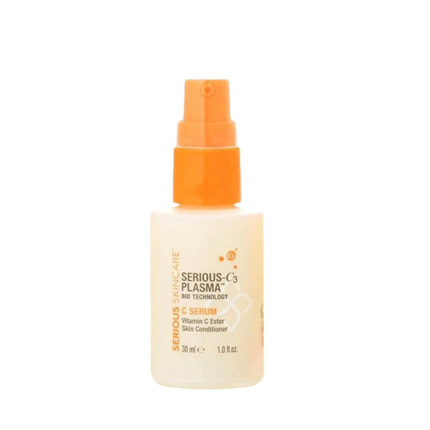 Serious Skincare Vitamin C AntiAging Facial Serum with Hydrolyzed Collagen For Plump Hydrated Skin Brightening C3 Plasma Conditioner for Reducing Dark Spots Fine Lines Wrinkles 1 Fl Oz