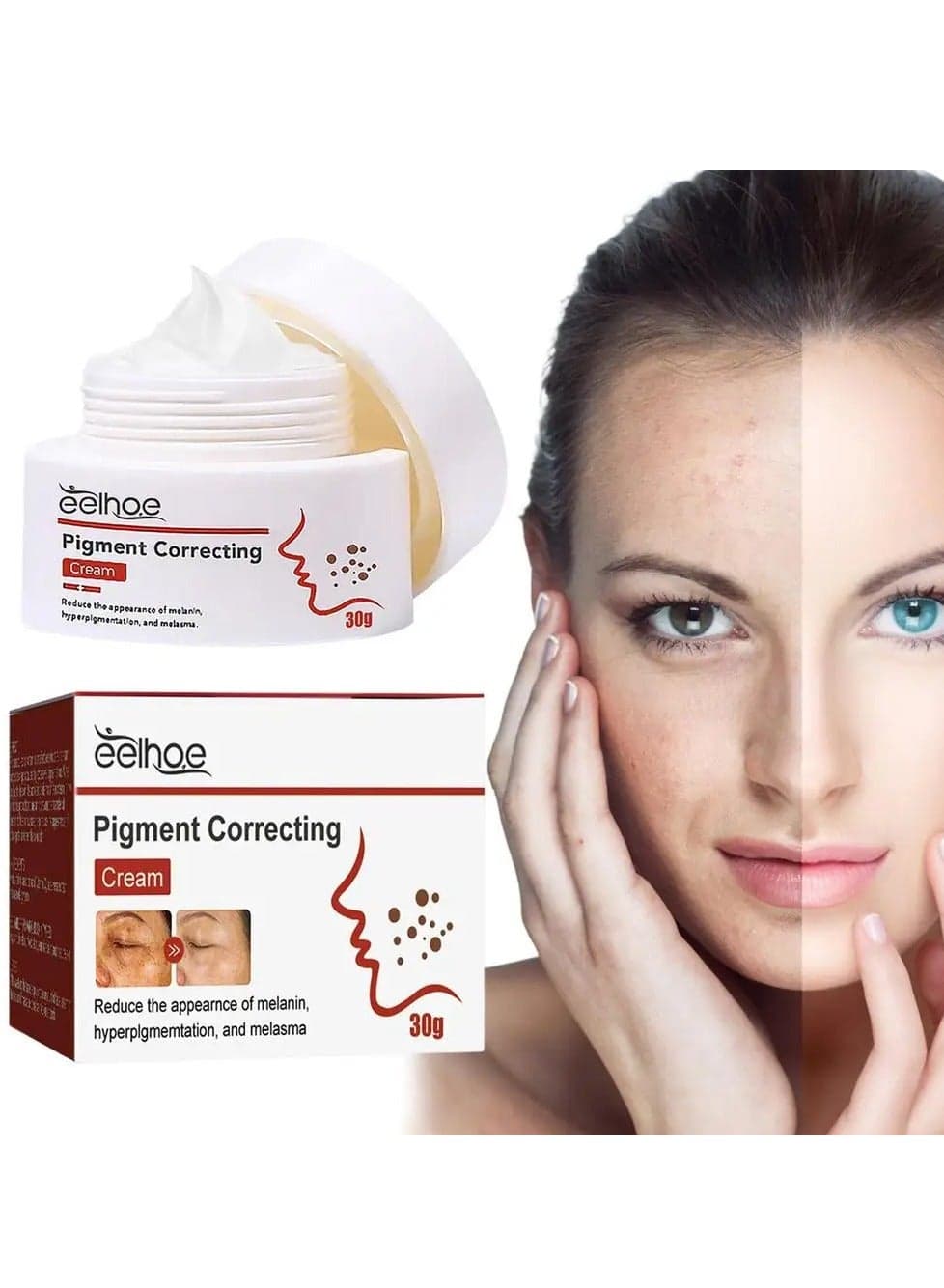 Eelhoe Pigment Correction Cream Fades Spot Skin Care Skin