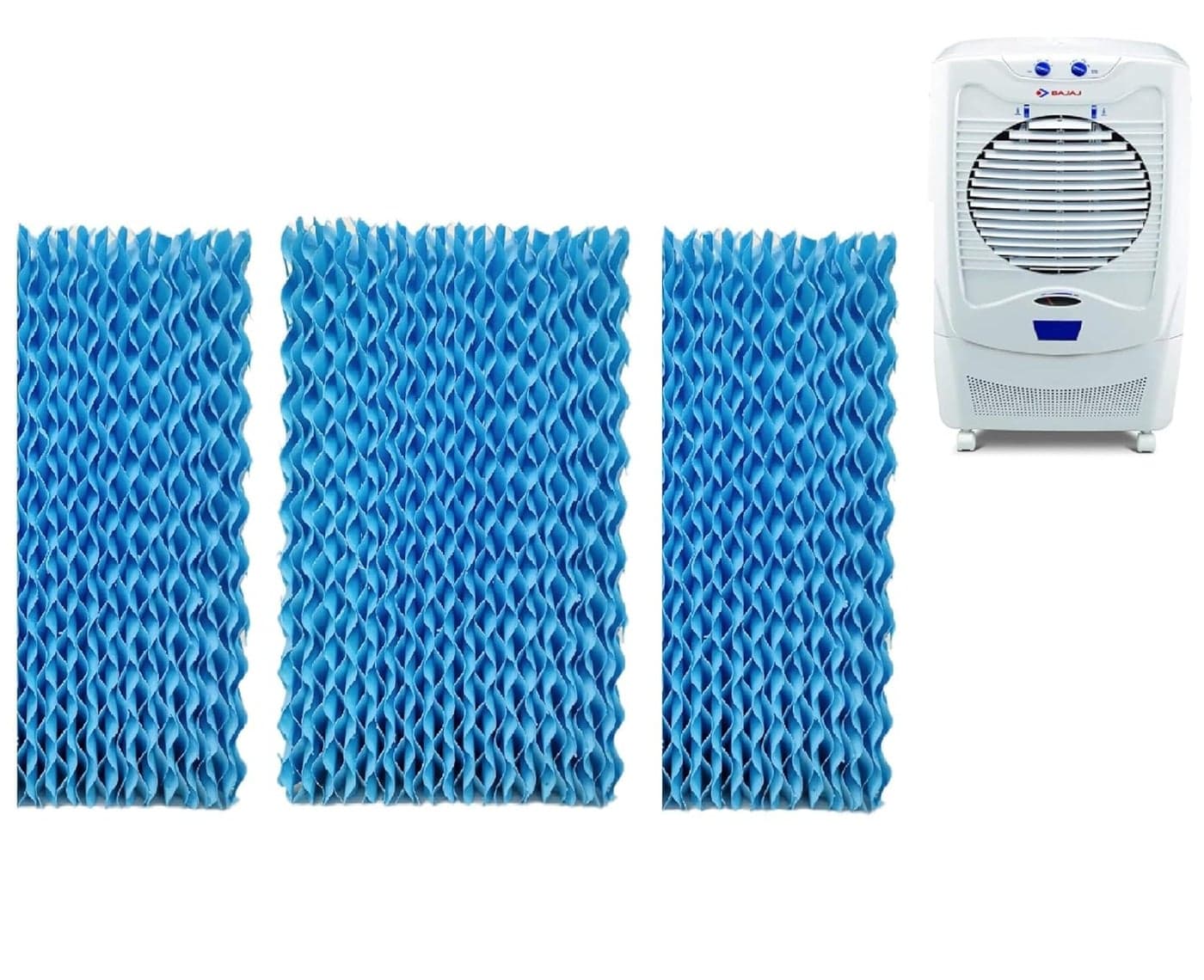 PrimeWave HoneycombPad for Bajaj DC 55 DLX Desert Cooler Blue
