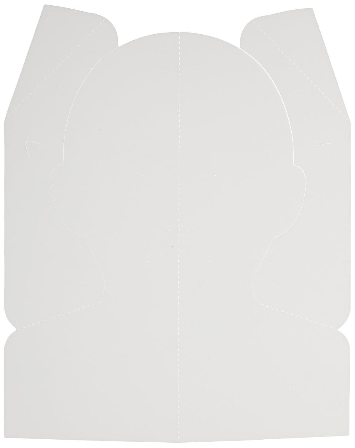 Roylco StandUp Self Portrait Art Project Kit 6 14 x 9 inch Pack of 40 White