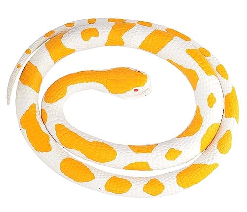 Wild Republic Albino Python Rubber Snake Toy Educational Toys Gifts for Kids 46